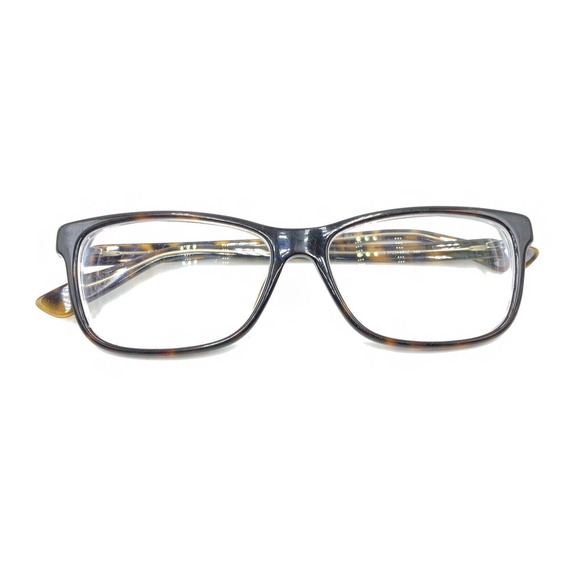 Gucci GG 3723 HNZ Brown Tortoise Rectangle Eyeglasses Frames 52-14 140 Italy - Picture 12 of 12